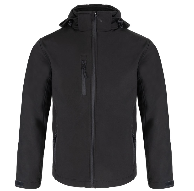 Bluza męska softshell z odpinanym kapturem
